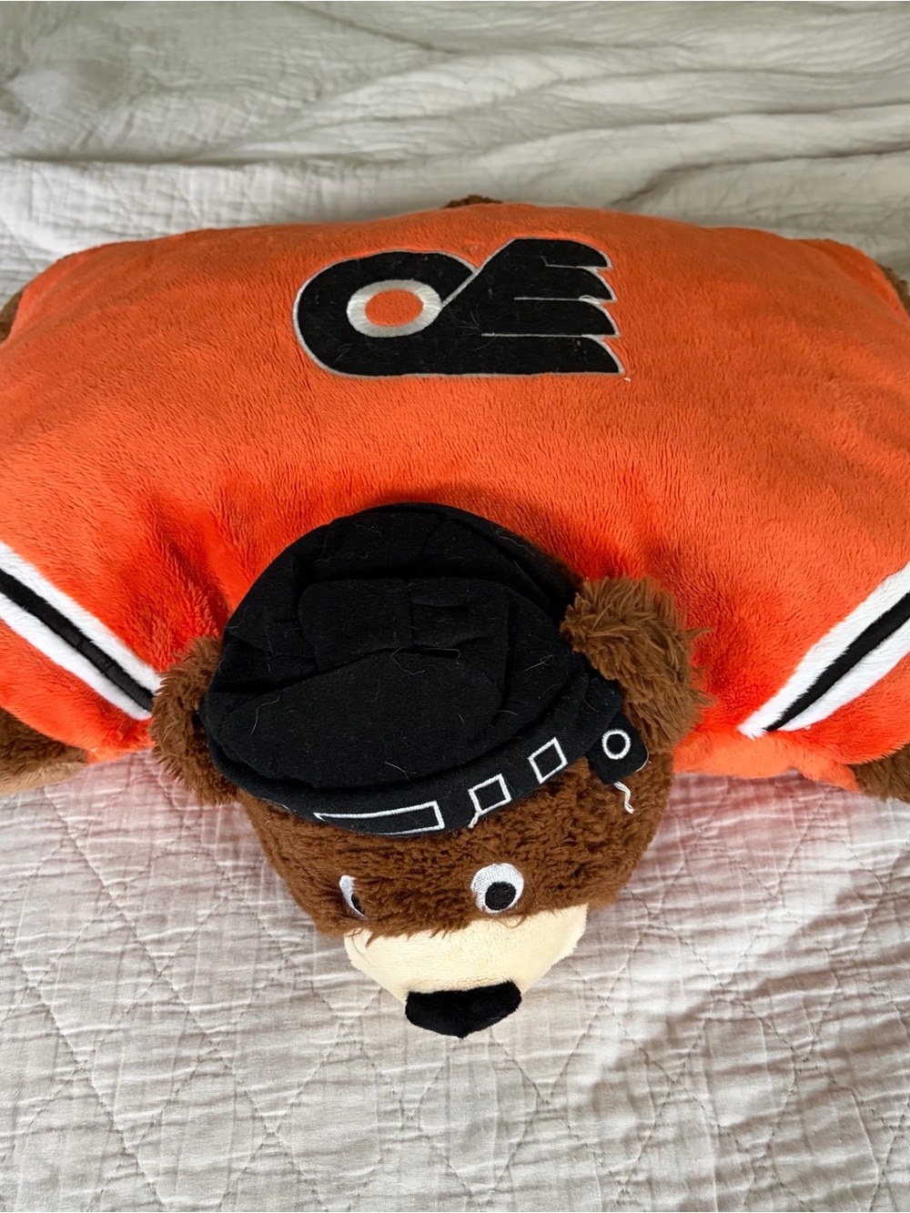 Official NHL Philadelphia Flyers Mascot Plush Bear Pillow Pet